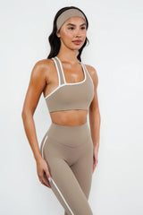 Cloud II™ Swoop Bra - Cashew Contrast