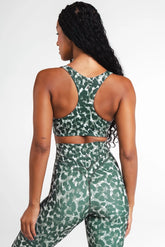 Vitality Pulse® Core Bra+ - Olive Feline