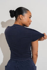 Vitality Essence Scrunch Tee - Oxford