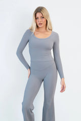 Cloud II™ Rib U Long Sleeve - Pebble