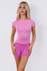 Vitality Sportlite Tee - Berry Cream