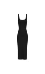 Cloud II™ Rib Basic Midi Dress - Midnight