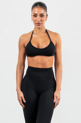 Cloud II™ Micro Halter Bra - Midnight