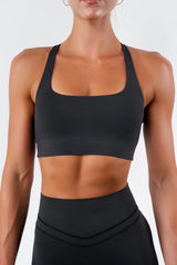 Vitality Pulse® Strappy Racer Bra - Midnight Washed