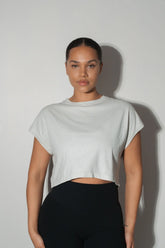 Vitality Retro® Boxy Tee - Bone Washed