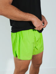 Vitality Prime® Sport Short 5" - Neon Green