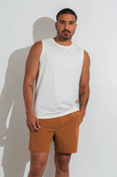 Vitality Motive Men's Crew Tank - Oat