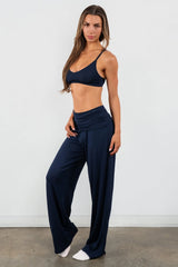 Vitality Float Rib Foldover Pant - Oxford