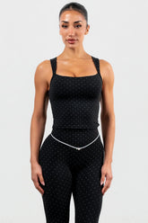 Cloud II™ Together Tank - Midnight Polka Dot