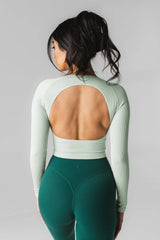Vitality Synergy® Open Back Long Sleeve - Mint