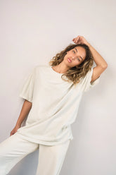 Vitality Retro® Uni Tee - Bone Washed