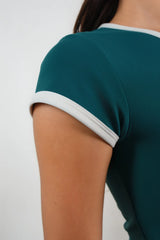 Cloud II™ Bra Tee - Spruce Contrast
