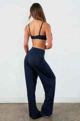Vitality Float Rib Foldover Pant - Oxford