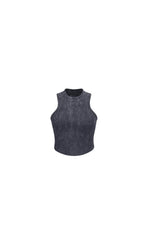 Cloud II™ Rib High Neck Tank - Oxford Washed