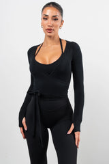 Vitality Basis® Wrap Top - Midnight
