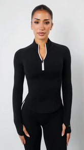 Cloud II™ Half Zip Top - Midnight Contrast
