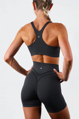 Vitality Pulse® Zip Bra - Midnight Washed