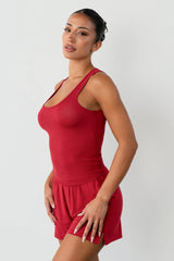 Vitality Float Rib V Tank - Crimson