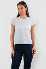 Vitality Flow Simple Tee - Steel