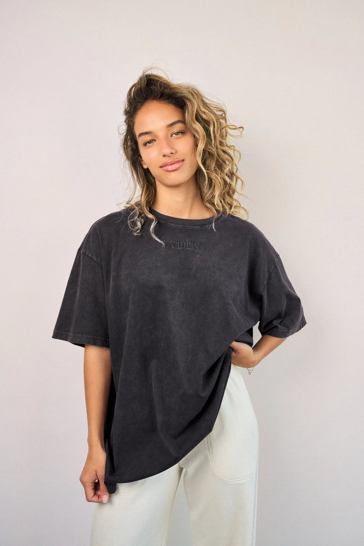 Vitality Retro® Uni Tee - Iron Washed
