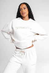 Vitality Cozy® Uni Crew - Oat Marl - Varsity