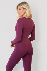 Cloud II™ Rib U Long Sleeve - Mulberry
