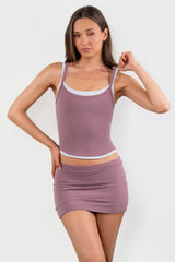Cloud II™ Layered Tank - Earthy Plum