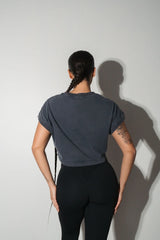 Vitality Retro® Boxy Tee - Iron Washed