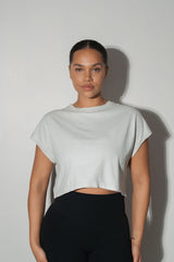 Vitality Retro® Boxy Tee - Bone Washed