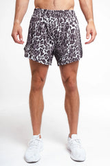Vitality Prime® Sport Short 5" - Espresso Feline