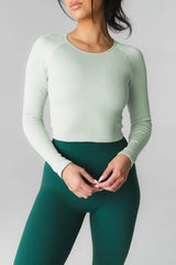 Vitality Synergy® Open Back Long Sleeve - Mint