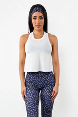 Vitality Flow Racer Tank - Snow