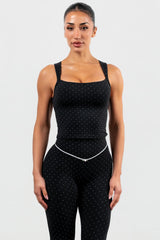 Cloud II™ Together Tank - Midnight Polka Dot