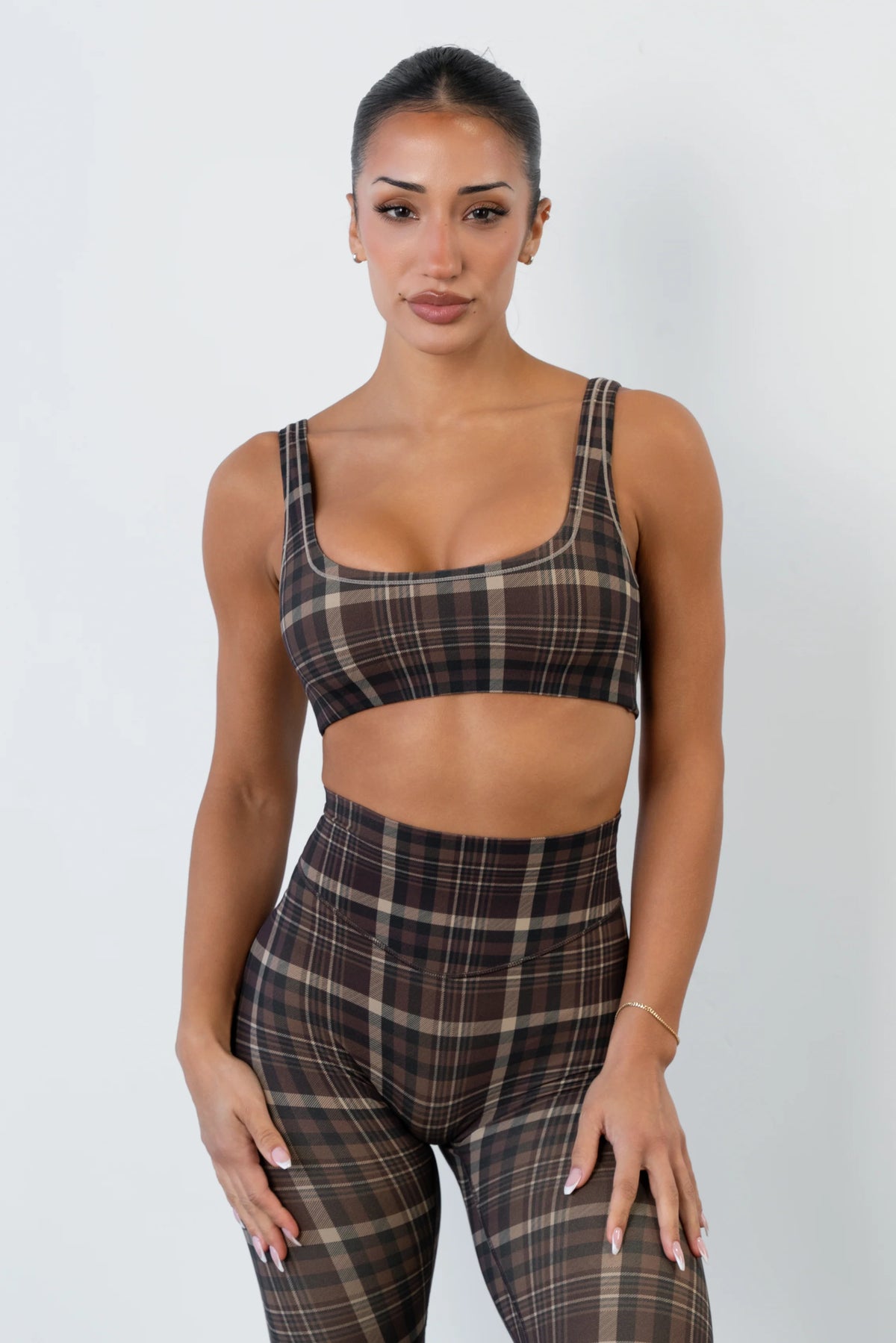 Cloud II™ U Bra - Espresso Plaid