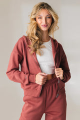 Vitality Cozy® Women's Zip - Rosewood