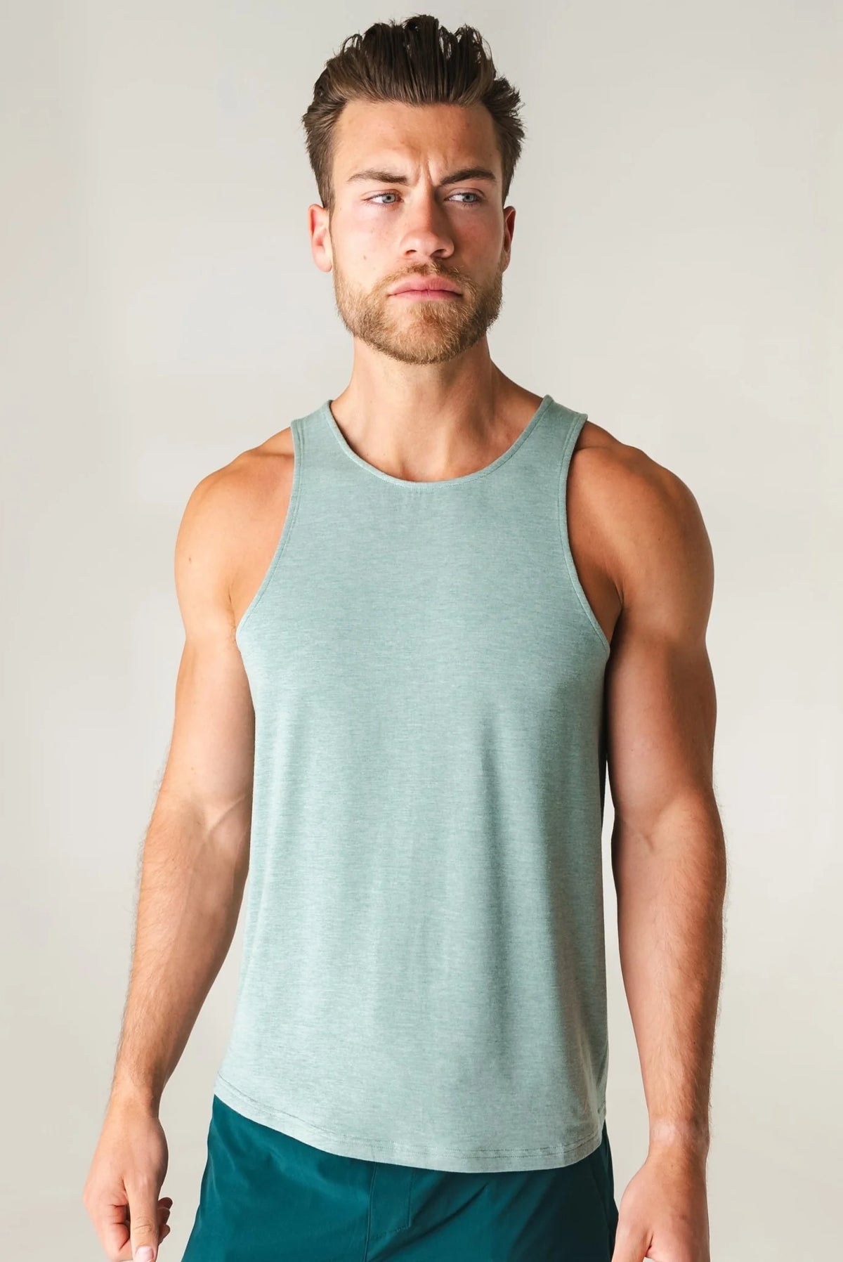 Vitality Vital® Men's Tank - Eucalyptus Marl