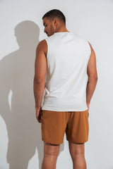 Vitality Motive Men's Crew Tank - Oat