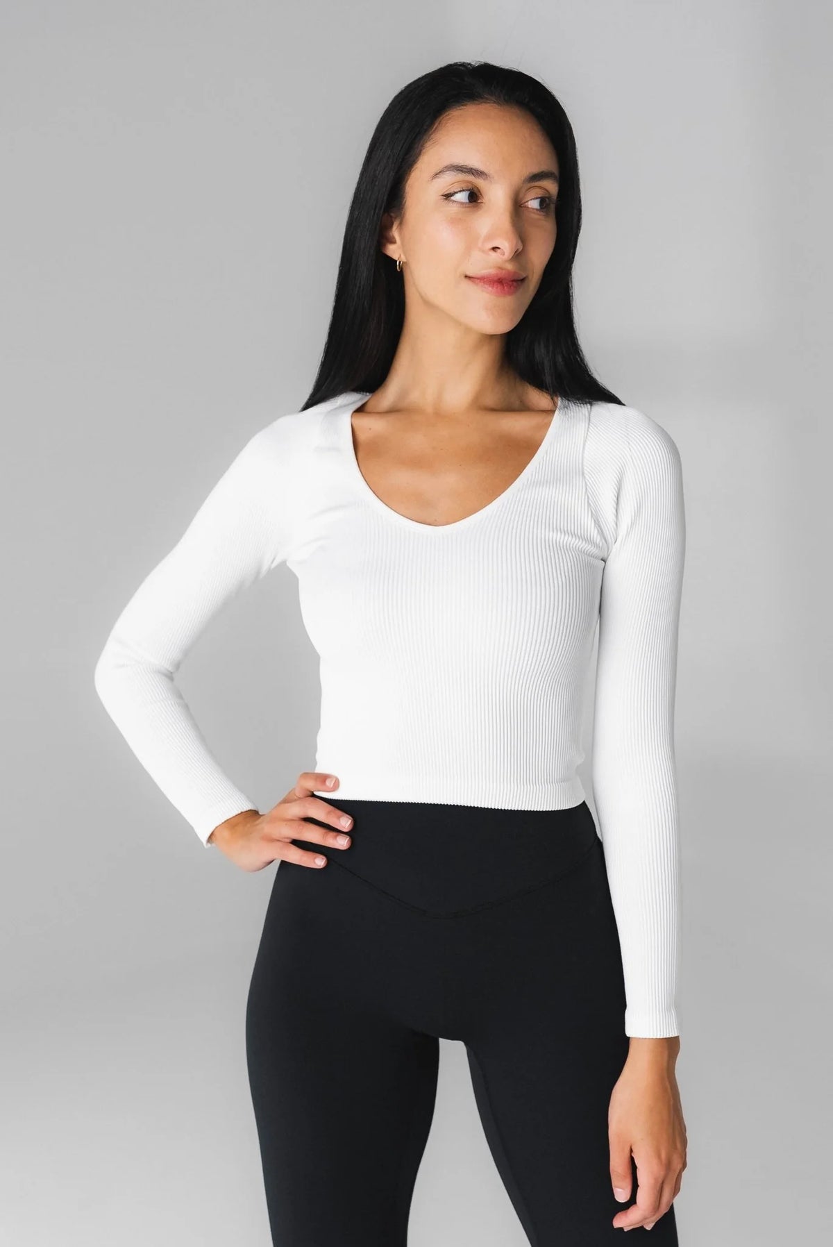 Vitality Synergy® V Long Sleeve - Snow