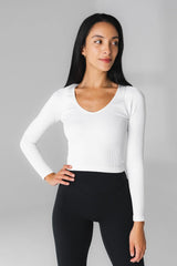 Vitality Synergy® V Long Sleeve - Snow