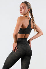Vitality Pulse® Strappy Racer Bra - Woodgrain