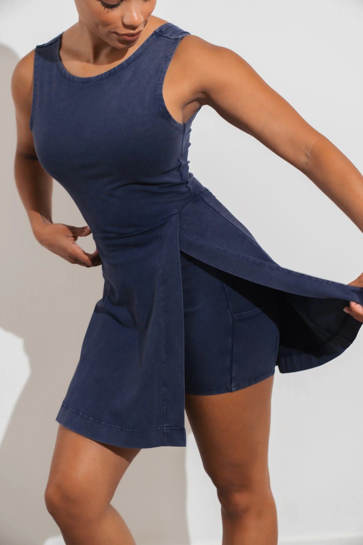 Vitality Essence Wrap Dress - Oxford