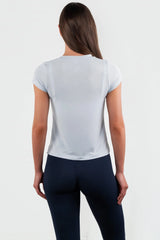 Vitality Flow Simple Tee - Steel